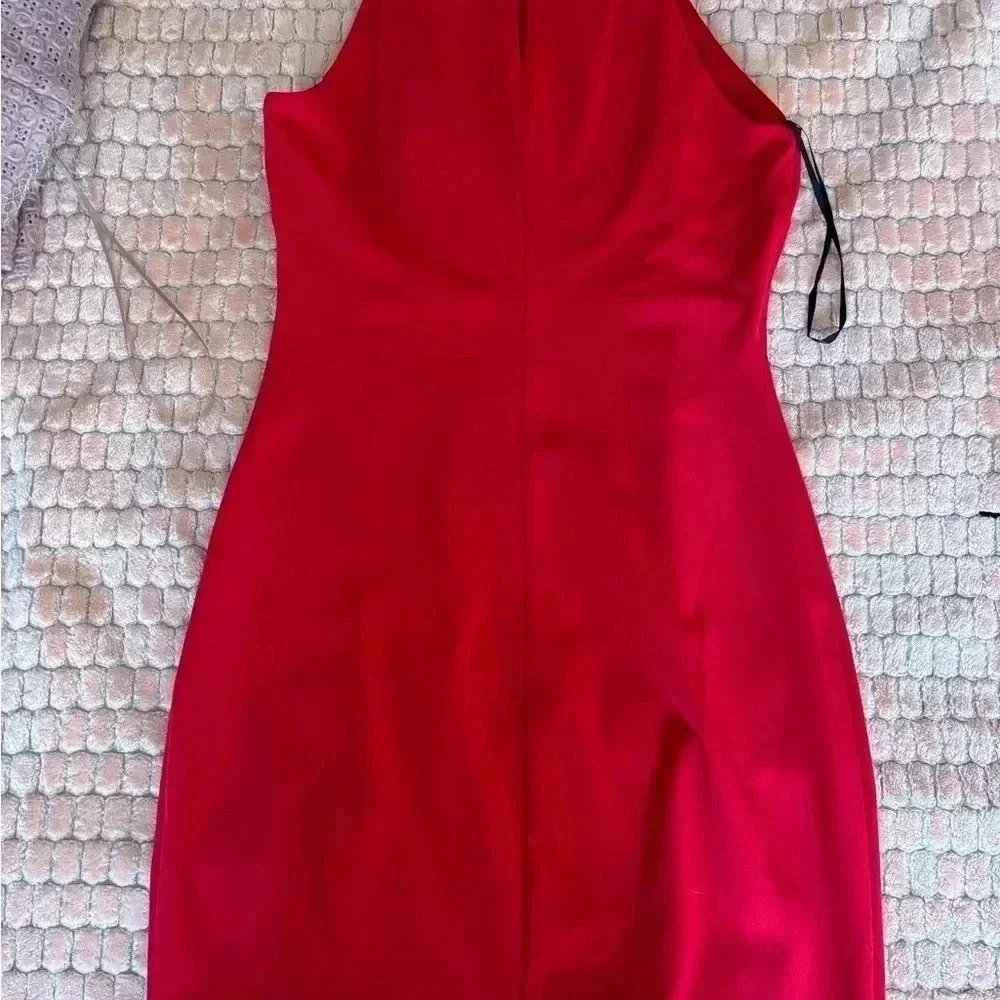 Red Rhinestone BCX Bodycon Dress - Picture 16 of 16
